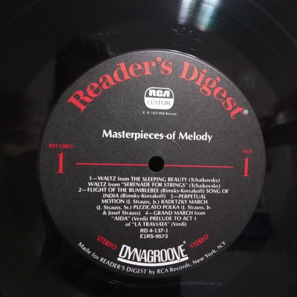 Reader's Digest Master Of Melody 3 LP Classical Music Vinyl Records Mint - Picture 5 of 7
